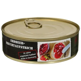 Erdbeer-Fruchtaufstrich, Vollkonserve, 200 g, 7% Mwst.