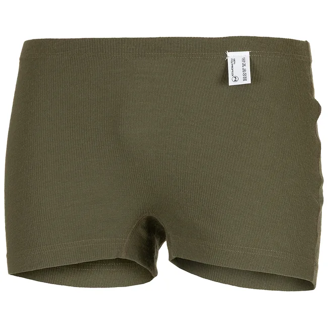 Österr. Unterhose, "PETSAS", kurz, oliv, gebr.