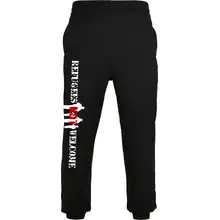 Herren Standard Jogginghose - Refugees Not Welcome Vorderseite