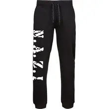 Herren Premium Jogginghose - NAZI, Weiß Vorderseite
