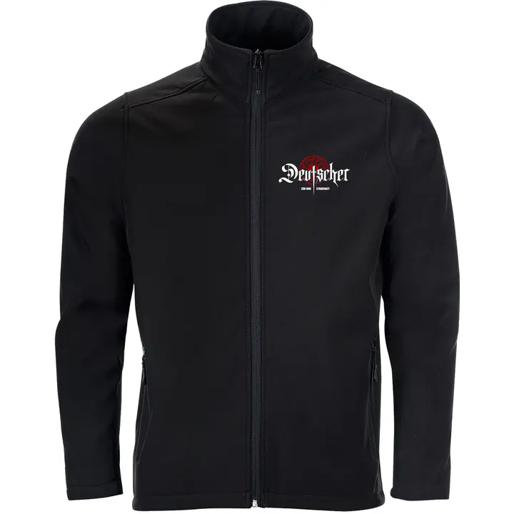 Bestickte Herren Softshelljacke "2-lagig" - Deutscher, zäh und standhaft