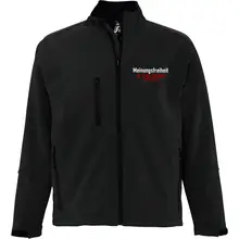 Bestickte Damen Softshelljacke "3-lagig" - Meinungsfreiheit - gewählte Variante