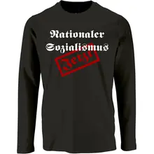 Herren Langarm Shirt - Nationaler Sozialismus jetzt Vorderseite