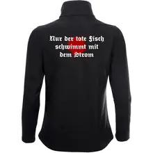 Bestickte Damen Softshelljacke "2-lagig" - Petri Heil Rückseite