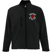 Bestickte Damen Softshelljacke "3-lagig" - Thüringen, ehre stolz treue Vorderseite