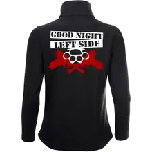 Bestickte Damen Softshelljacke "2-lagig" - GNLS, Schlagring Rückseite