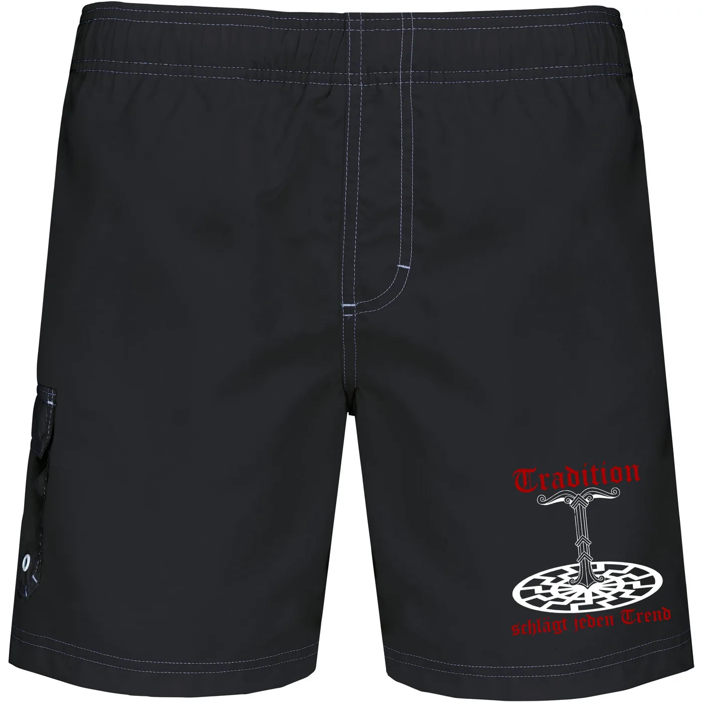 Bestickte Herren Badehose - Tradition schlägt jeden Trend