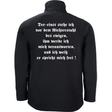 Bestickte Herren Softshelljacke "2-lagig" - Rudolf Hess Rückseite