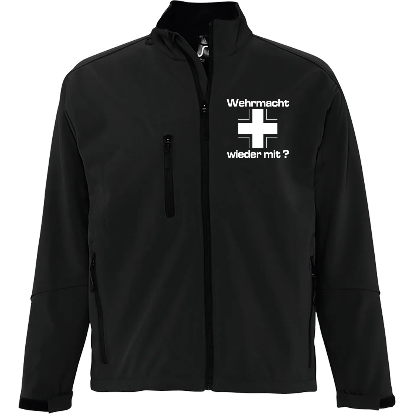 Bestickte Herren Softshelljacke "3-lagig" - Wehrmacht wieder mit