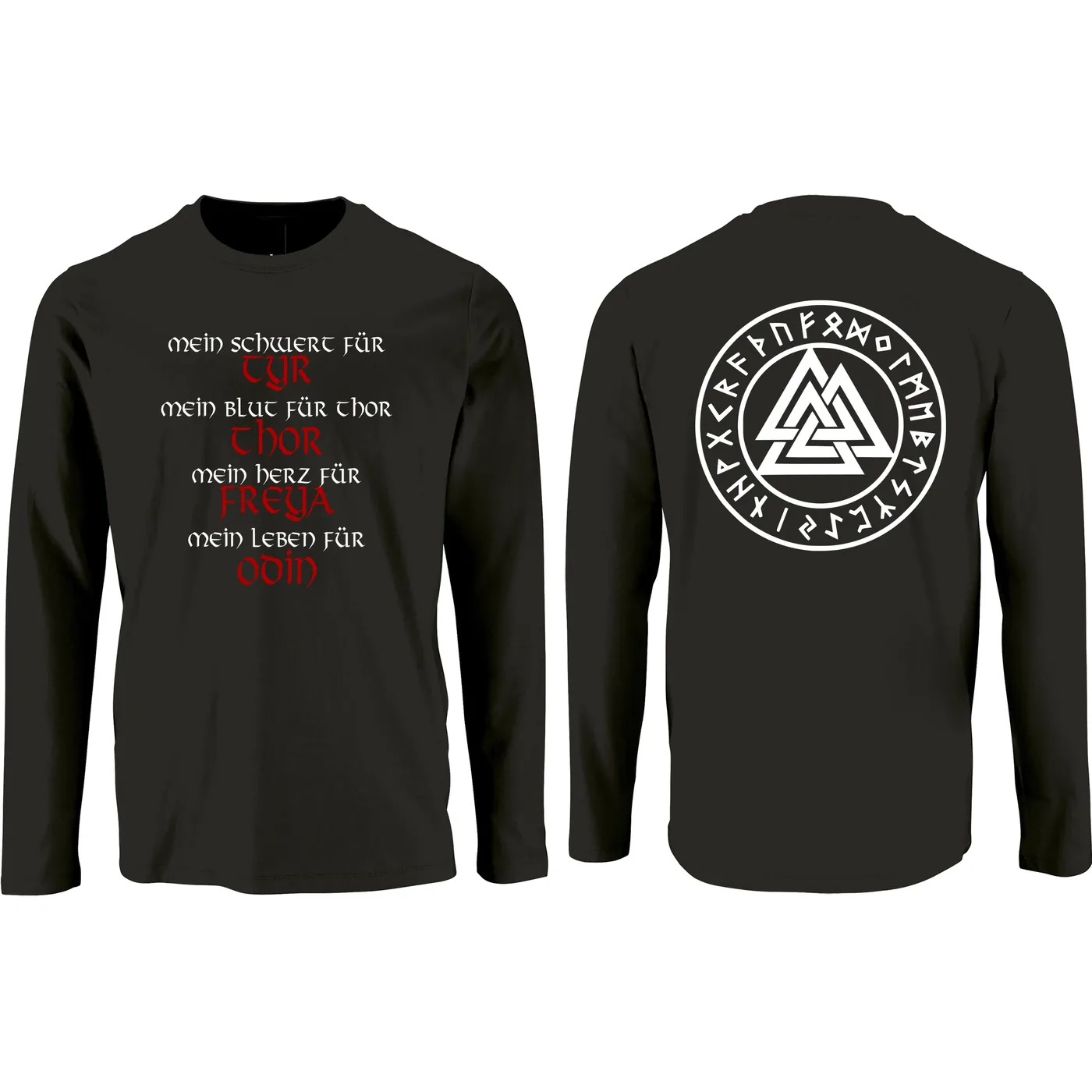Herren Langarm Shirt - Mein Schwert für Tyr