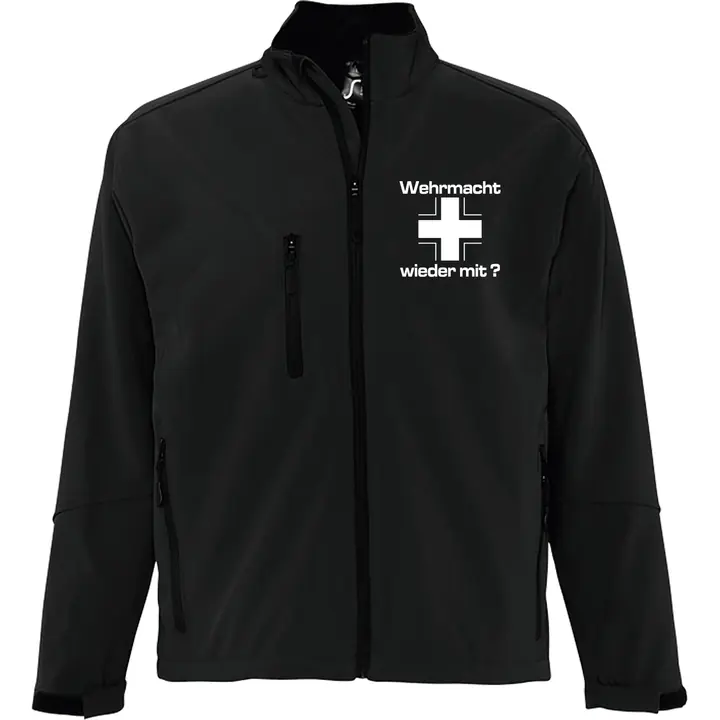 Bestickte Damen Softshelljacke "3-lagig" - Wehrmacht wieder mit