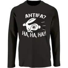 Herren Langarm Shirt - Antifa, ha ha ha - gewählte Variante