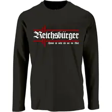 Herren Langarm Shirt - Reichsbürger, Heimat Vorderseite