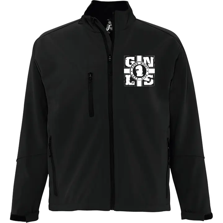Bestickte Damen Softshelljacke "3-lagig" - GNLS, Kreuz