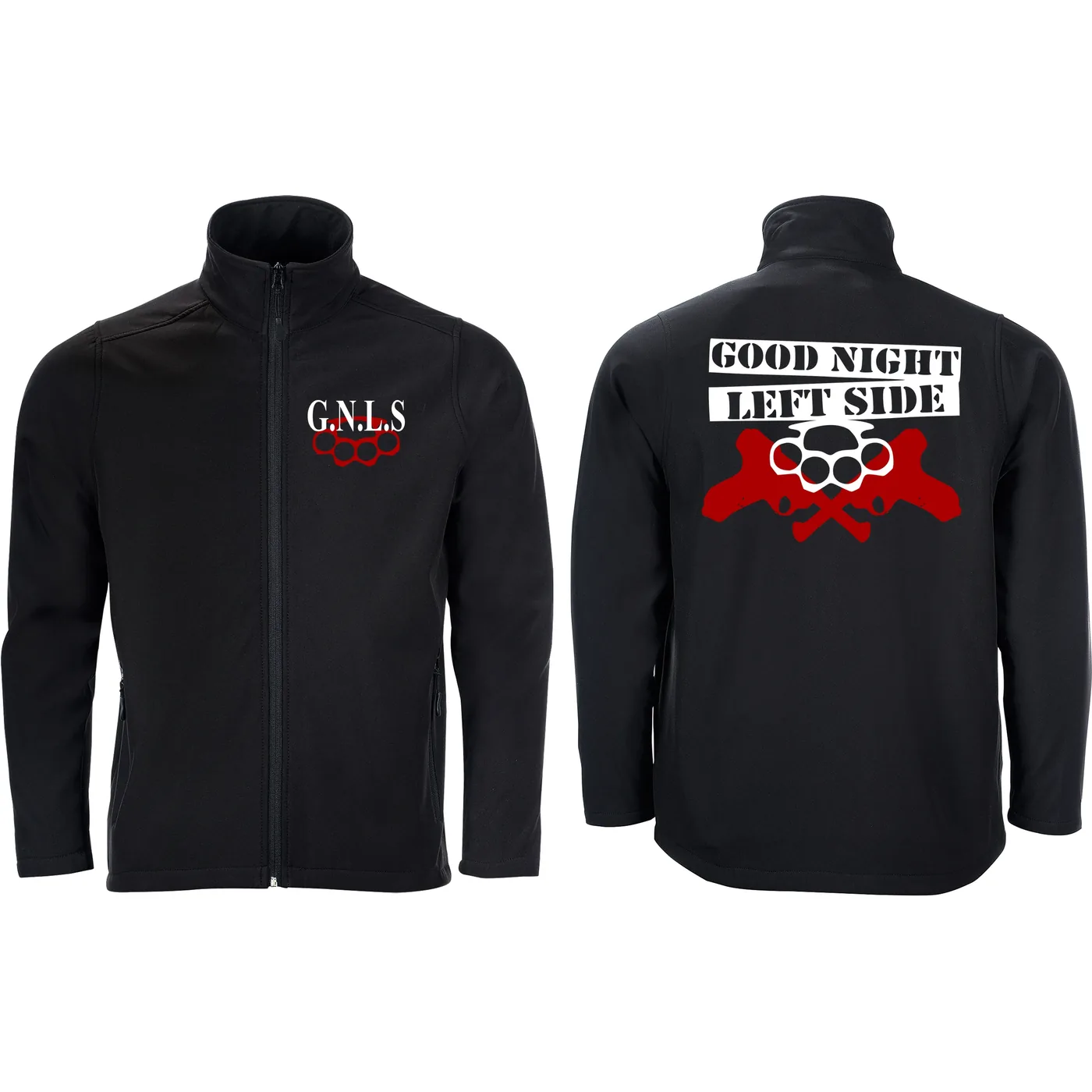 Bestickte Herren Softshelljacke "2-lagig" - GNLS, Schlagring