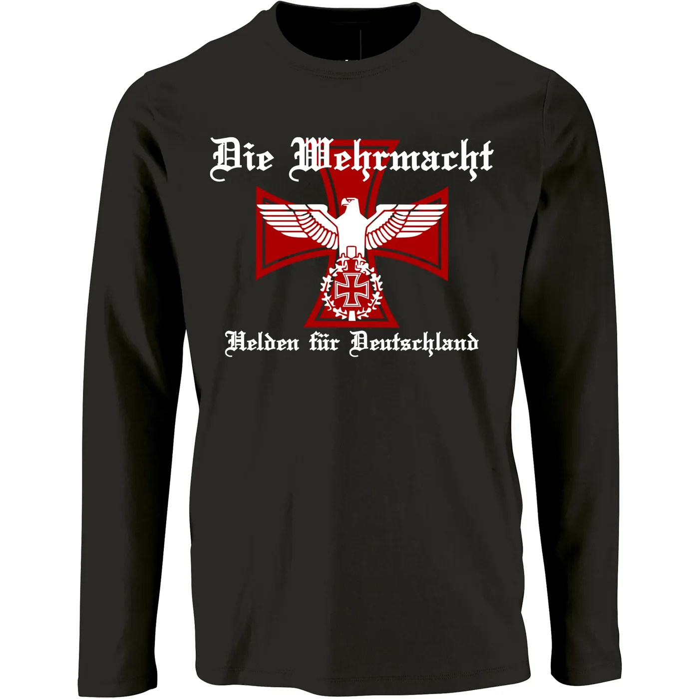 Herren Langarm Shirt - Die Wehrmacht, Helden für Deutschland