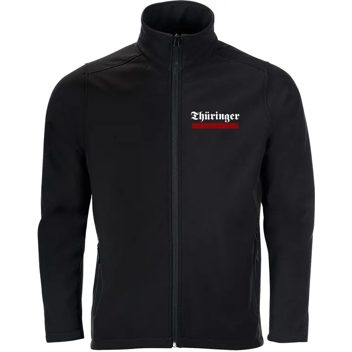 Bestickte Herren Softshelljacke "2-lagig" - Thüringer, wir bereuen nicht