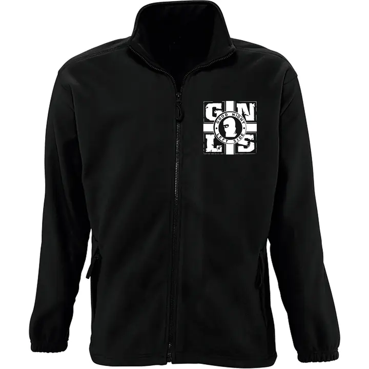 Bestickte Herren Standard Fleecejacke - GNLS, Kreuz
