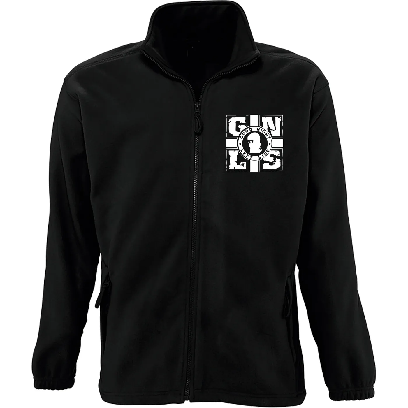 Bestickte Herren Standard Fleecejacke - GNLS, Kreuz