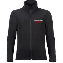 Bestickte Damen Softshelljacke "2-lagig" - Meinungsfreiheit Vorderseite