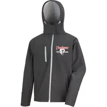 Bestickte Herren Softshell Kapuzenjacke - Landser, Soldat - gewählte Variante
