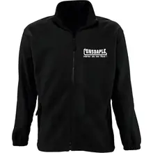 Bestickte Herren Standard Fleecejacke - Consdaple, härter als der Rest Vorderseite