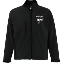 Bestickte Damen Softshelljacke "3-lagig" - Kraft durch Alkohol - gewählte Variante