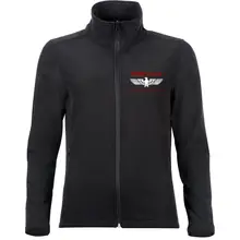 Bestickte Damen Softshelljacke "2-lagig" - Widerstand, wer nicht kämpft hat verloren - gewählte Variante
