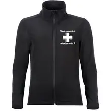 Bestickte Damen Softshelljacke "2-lagig" - Wehrmacht wieder mit Vorderseite
