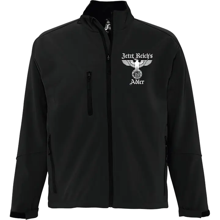 Bestickte Herren Softshelljacke "3-lagig" - Jetzt Reichs Adler