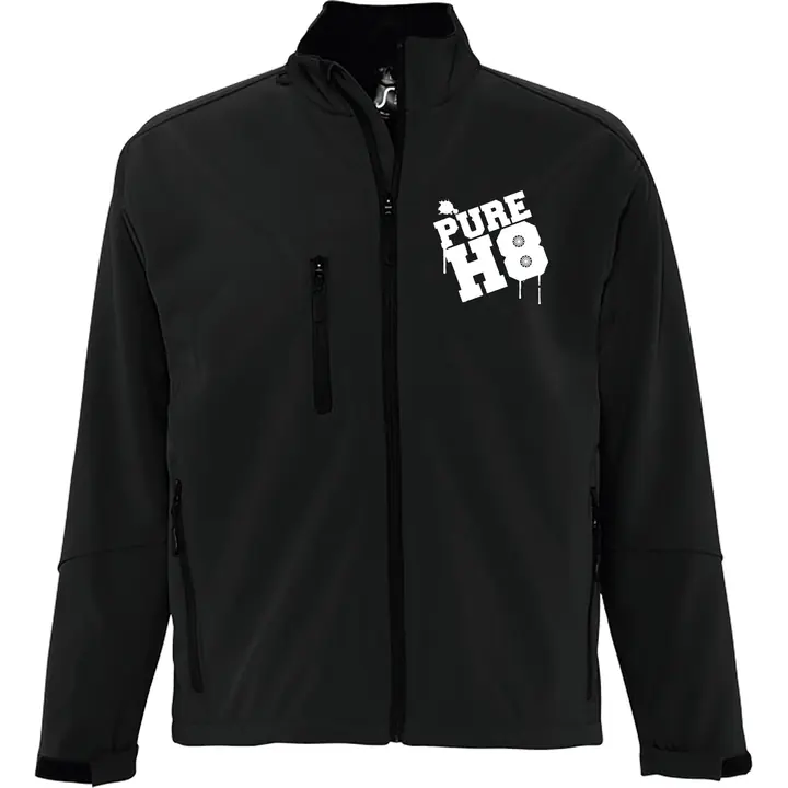 Bestickte Herren Softshelljacke "3-lagig" - Pure H8