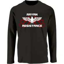 Herren Langarm Shirt - Aryan Resistance Vorderseite