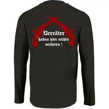 Herren Langarm Shirt - Kameradschaft mehr als nur ein Wort Rückseite