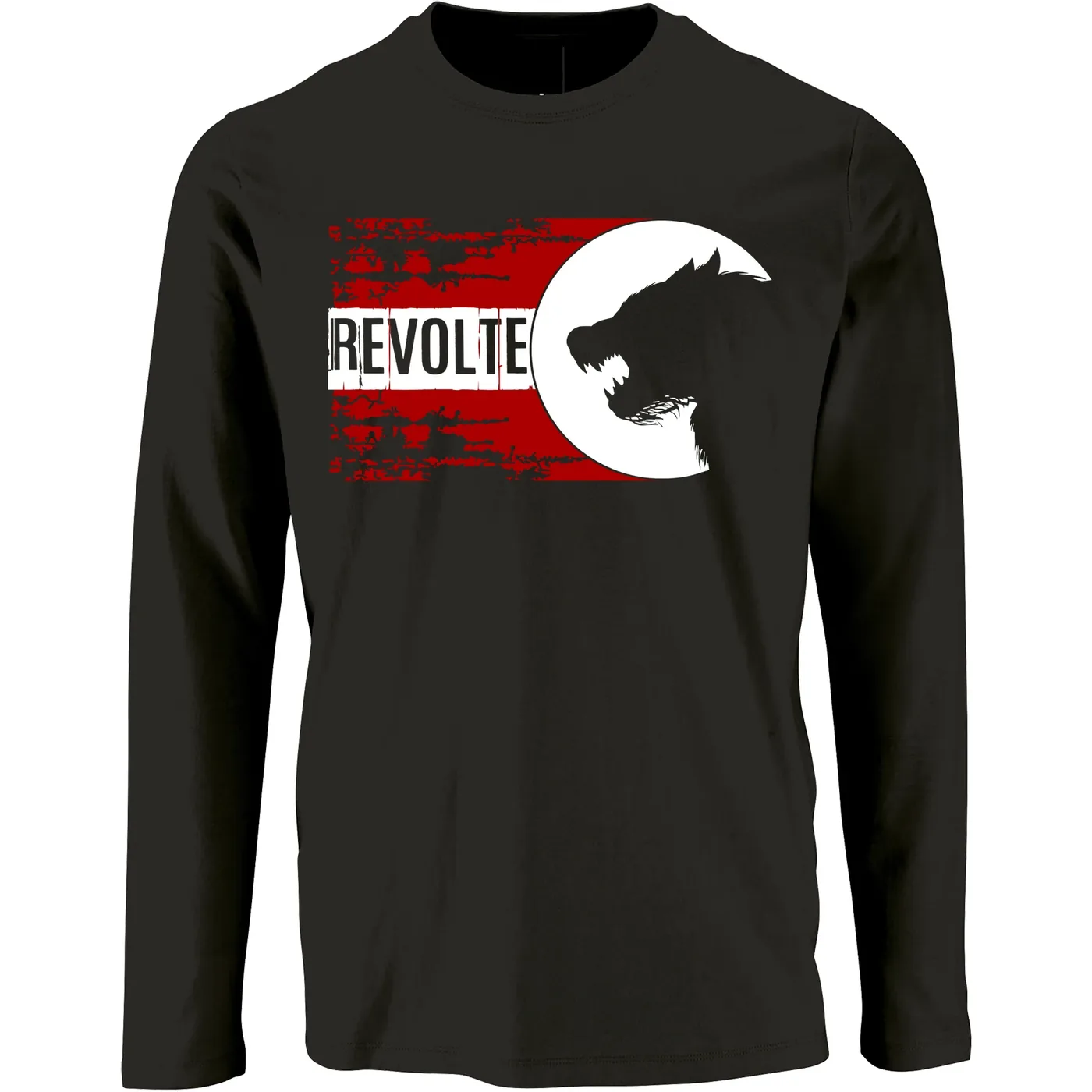 Herren Langarm Shirt - H8front Revolte
