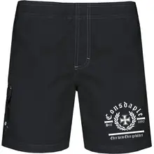 Bestickte Herren Badehose - Consdaple, Ehre wem Ehre gebührt Vorderseite
