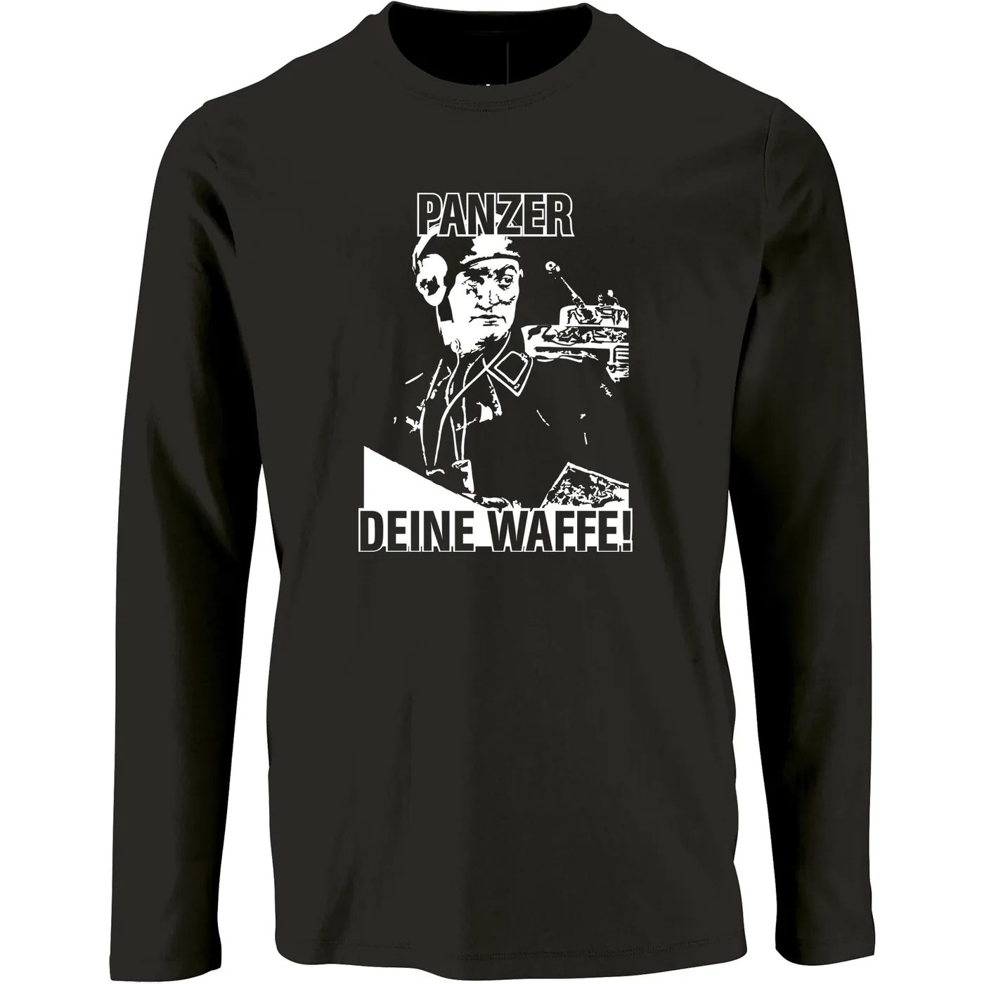 Herren Langarm Shirt - Panzer, deine Waffe!