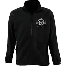 Bestickte Herren Standard Fleecejacke - Consdaple, Ehre wem Ehre gebührt Vorderseite