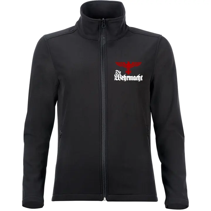 Bestickte Damen Softshelljacke "2-lagig" - Die Wehrmacht