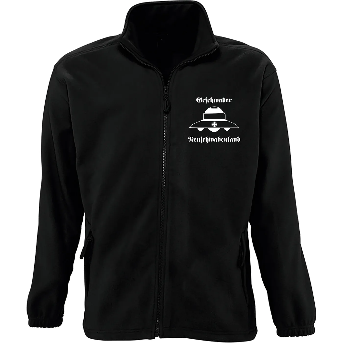 Bestickte Herren Standard Fleecejacke - Geschwader Neuschwabenland