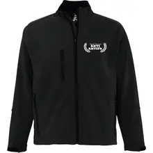 Bestickte Herren Softshelljacke "3-lagig" - Anti-Antifa - gewählte Variante
