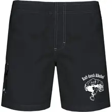 Bestickte Herren Badehose - Kraft durch Alkohol Vorderseite