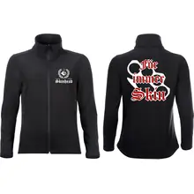 Bestickte Damen Softshelljacke "2-lagig" - Für immer Skin Vorder- und Rückseite