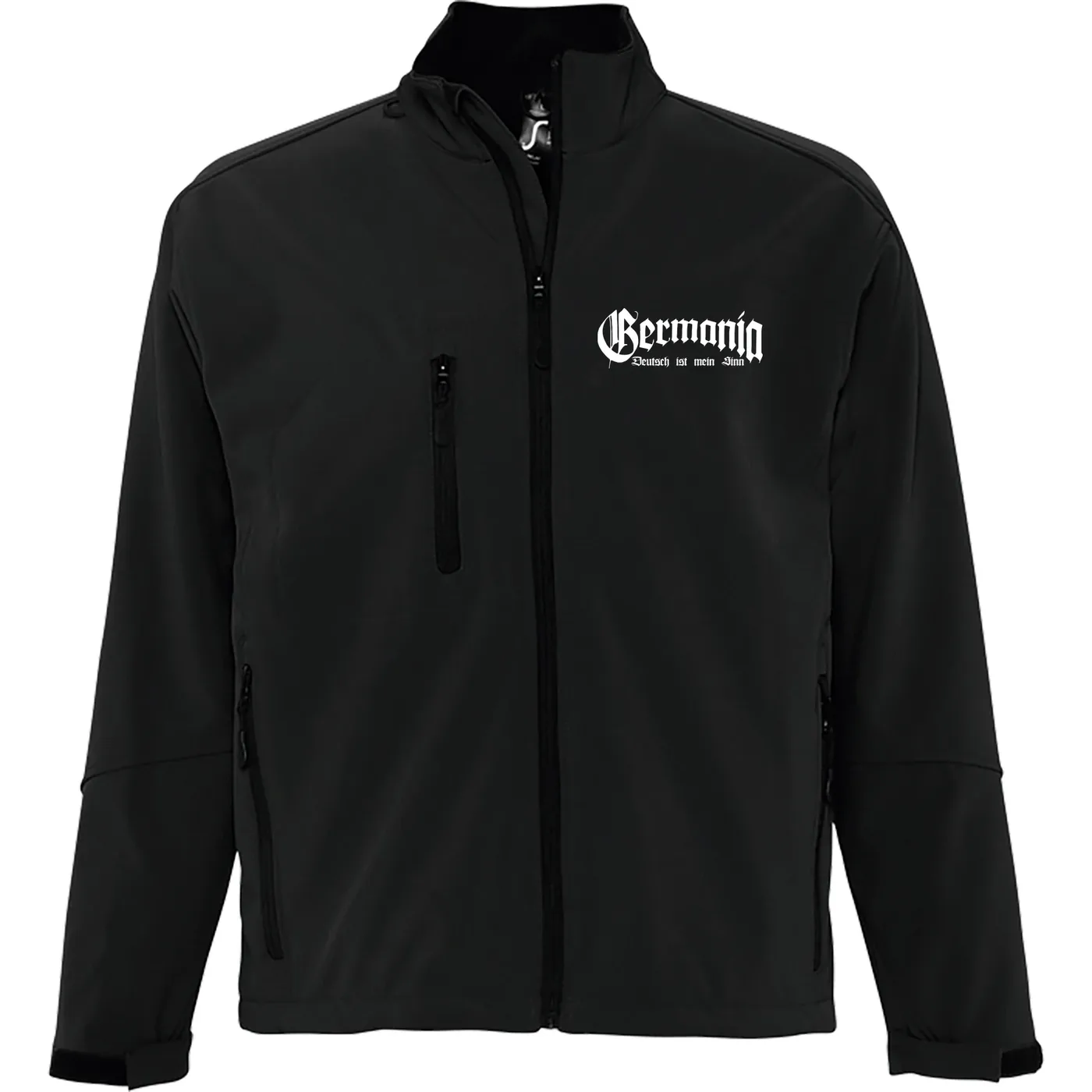 Bestickte Herren Softshelljacke "3-lagig" - Germania, Deutsch ist mein Sinn