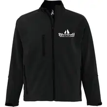 Bestickte Herren Softshelljacke "3-lagig" - Werwolf Germany mit Wolf - gewählte Variante