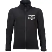 Bestickte Damen Softshelljacke "2-lagig" - Bückt euch schön weiter Vorderseite