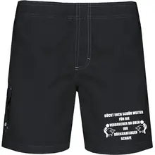 Bestickte Herren Badehose - Bückt euch schön weiter Vorderseite