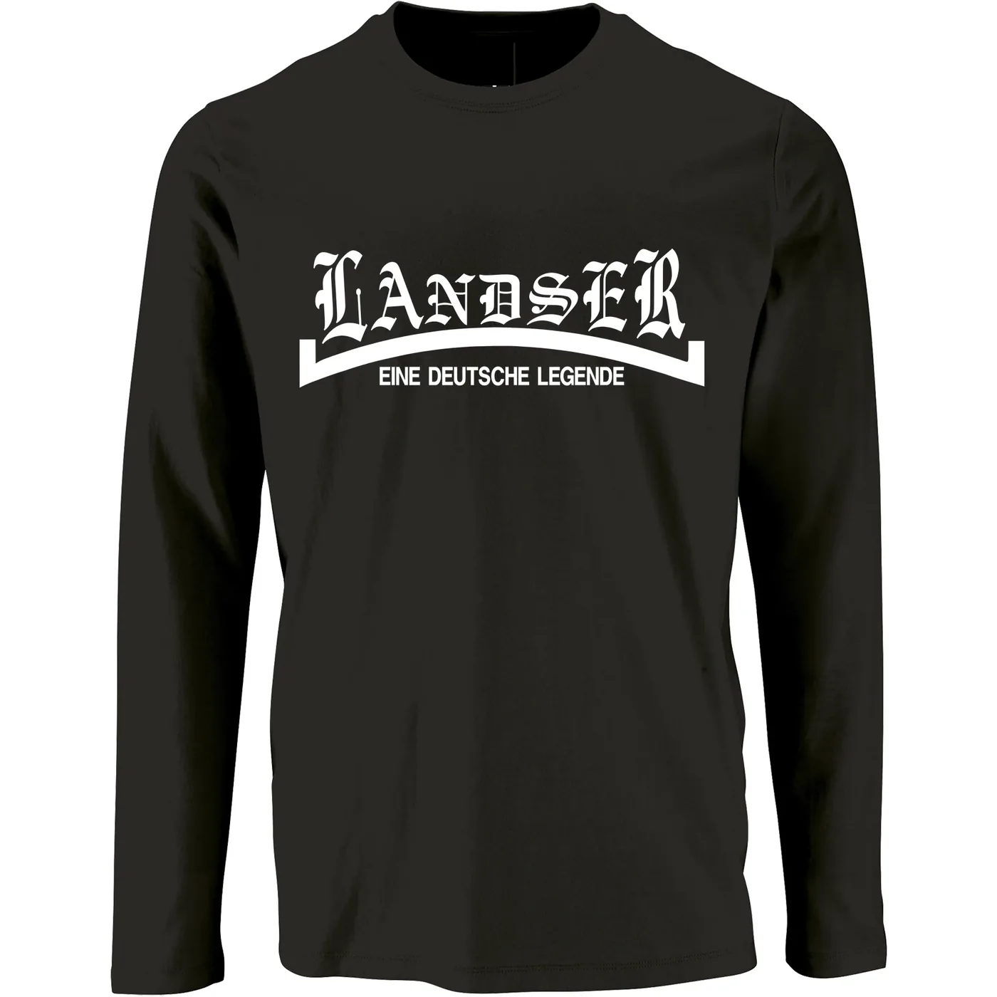 Herren Langarm Shirt - Landser, weiß