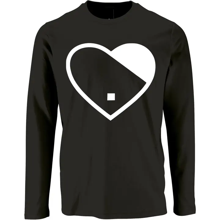 Herren Langarm Shirt - Herz