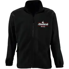 Bestickte Herren Standard Fleecejacke - Skinhead Germany Vorderseite