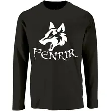 Herren Langarm Shirt - Fenrir Vorderseite